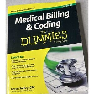 Medical Billing & Coding Fd, 2e (For Dummies (Career/Education)), USED-Good.